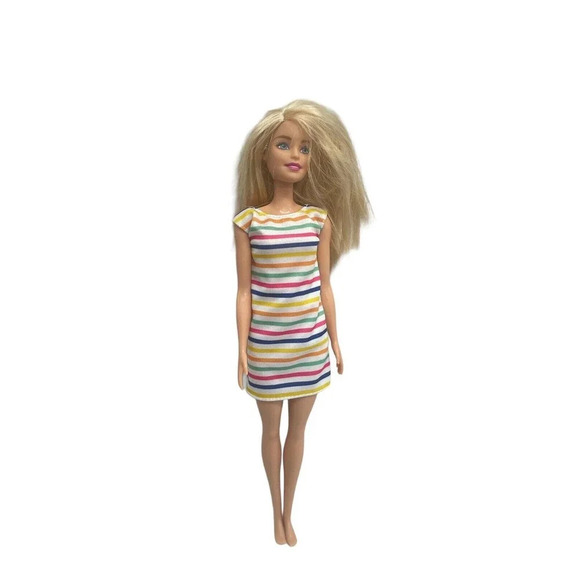 Barbie Stroll n Play Pups Doll #GHV92 2020 Mattel with Dress Millie Face Blonde - Picture 1 of 12